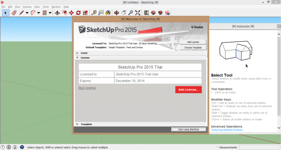 Free license for sketchup pro 2014