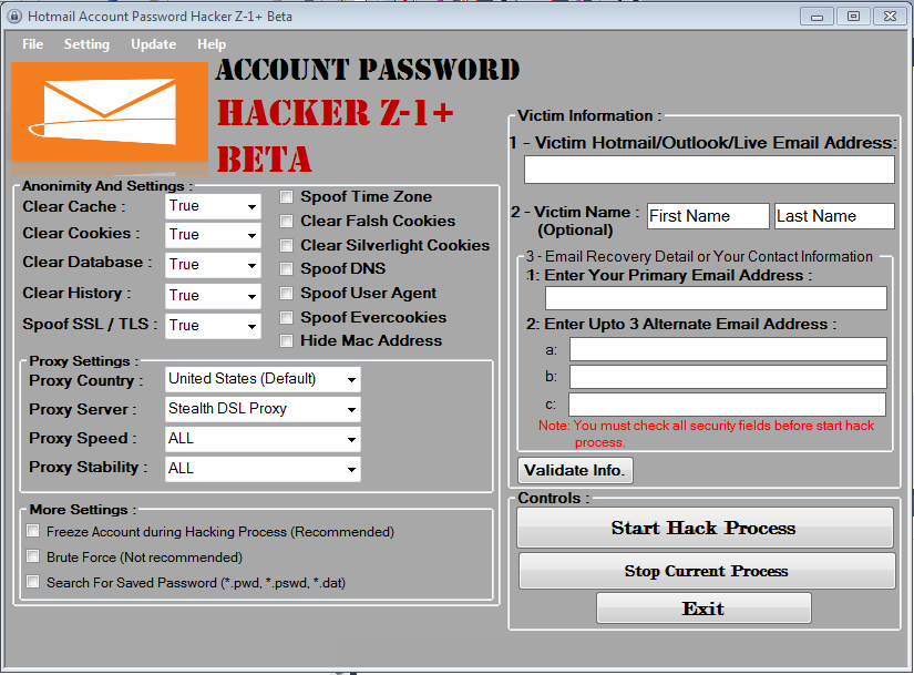 Gmail password hacking software free download